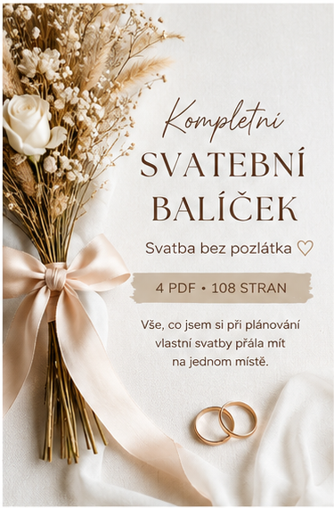 Titulní strana Kompletního svatebního balíčku